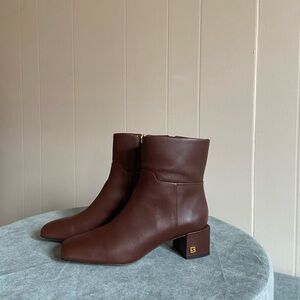 Franco Sarto Square Toe Ankle Boots